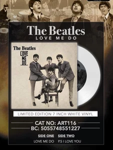 BEATLES: LOVE ME DO (WHITE VINYL) 7" vinyl new sealed pop and beat free uk post - Picture 1 of 3