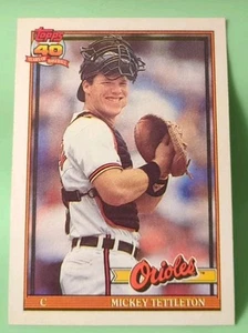 Mickey Tettleton 1991 Topps #385 - Baltimore Orioles - Picture 1 of 2