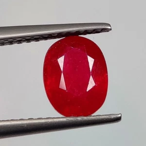 Rubí rojo natural de 2,04 quilates corte OVAL - 8459 - Imagen 1 de 2