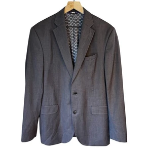 Ted Baker London Herren Grau Roger Trim Fit Einfarbig Wolle Blazer Knopfverschluss 42 L - Bild 1 von 10