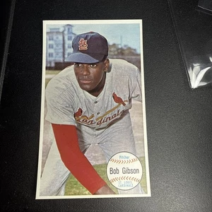 1964 Topps Giant # 41 Bob Gibson HOF St Louis Cardinals MVP 2xCy Young 89.2WAR - Picture 1 of 13