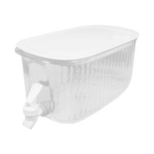  Distributore bevande frigorifero: brocca acqua fredda trasparente - bevande in plastica - Foto 1 di 12