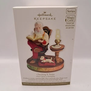2011 Hallmark Keepsake “Checking It Twice” Once Upon A Christmas Ornament Magic - Picture 1 of 10