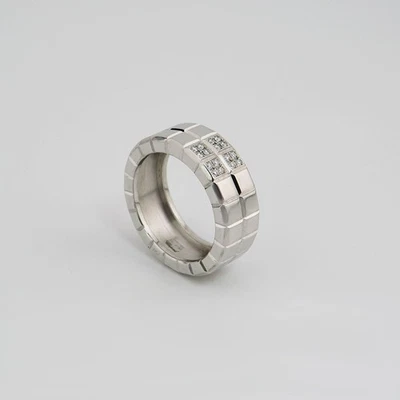 Chopard Ice Cube Ring mit 0,16ct Brillant in 750/18K Weißgold Gr. 56 - Bild 1 von 4