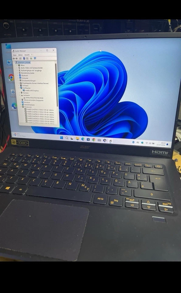 Business Acer Swift 5 UltraBook SF514-54T Blue 8ram/512SSD/win11neu/Touch💡Keys - Bild 1 von 4