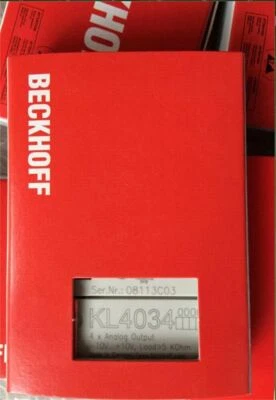1PC New In Box Beckhoff KL4034 PLC Module FREE SHIP KL 4034 - Image 1 of 2