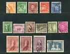 Australia 1937-38 George Vi Set Of 15 Stamps To £1 Sg 164-178 Used (Ep064)