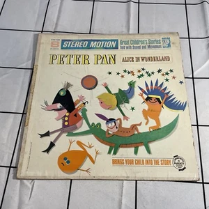 ANTIQUE MGM STEREO MOTION CHILDREN STORIES"1963"SERIES"RARE ALBUM PETER/ALICE/ET - Picture 1 of 4