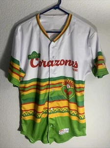 2019 Reno Aces #53 Spiel ausgestellt weiß grün Trikot Corazones De Reno 52 DP66629 - Bild 1 von 8