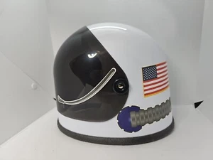Weißer Weltraumhelm Kostümzubehör für Erwachsene Einheitsgröße - Bild 1 von 6