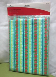 CHRISTMAS TREES jumbo gift bag American Greetings heavy-duty 38” x 18” x 80” - Picture 1 of 3