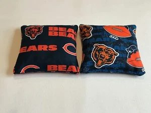 CHICAGO BEARS MAISLOCH SITZSÄCKE WERFEN SPIEL 8er Set WÄHLEN SIE MAIS oder KUNSTSTOFF - Bild 1 von 1