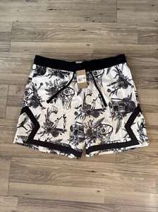 Jordan Dri-Fit Printed Diamond French Toile Shorts Mens Size 2XL FV8614-100 - Picture 1 of 9