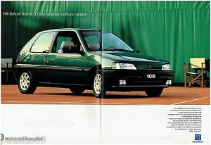 WERBUNG WERBUNG 115 1993 PEUGEOT 106 ROLAND GARROS (2 Seiten) - Bild 1 von 1