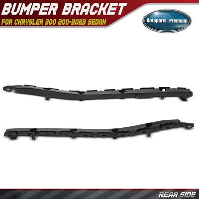 2x Soporte de parachoques trasero izquierdo y derecho para Chrysler 300 2011-2023 sedán plástico PP Foto 1 de 4