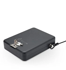 Hornady Steel Keyed TriPoint Lock Box, Portable Gun Lock Box,- XL, 10 x 8 x 3 in - Picture 1 of 7