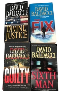 4-PB Bundle: Suspense Thriller Novels by David Baldacci - Picture 1 of 16