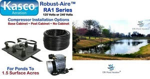 Kasco Aeration Robust-Aire 1/4hp RA1 Ponds To 1.5 Surface Acres 120V No Cabinet - Picture 1 of 5