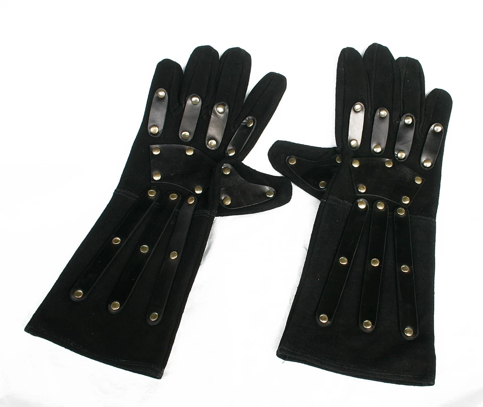 Ritter Platten Handschuhe Rüstung Helm Larp Mittelalter Reenactment  Panzer L02B - Bild 1 von 1