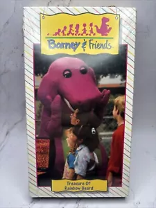 Barney & Friends VHS Treasure of Rainbow Beard Time Life 1992 WERKSEITIG VERSIEGELT!! - Bild 1 von 10