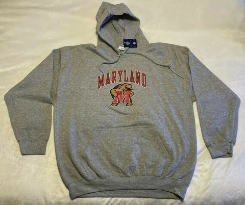 NEW!  University of Maryland Hoodie Sweatshirt Cover
