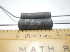 Resistor, 1.3 Ohm 5 Watt 5% Power Resistor (NOS, New Old Stock)(QTY 10 ea)F35 - Picture 1 of 3