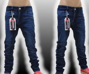 Jungen-Jeans~Kinder-Stretch-Jeans-Hose~Slim-Fit Hose Blau Gr.8-16~Neu-7354#K66 - Bild 1 von 8
