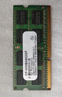 2GB CF-WMBA902GF  for Panasonic Laptop Memory RAM PC3-8500 1066MHz DDR3 Sodimm  - Image 1 of 4