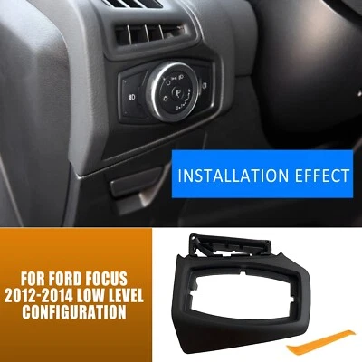 Cubierta de control de interruptor de faros ABS decoración para Ford Focus 2012-2014 Foto 1 de 4