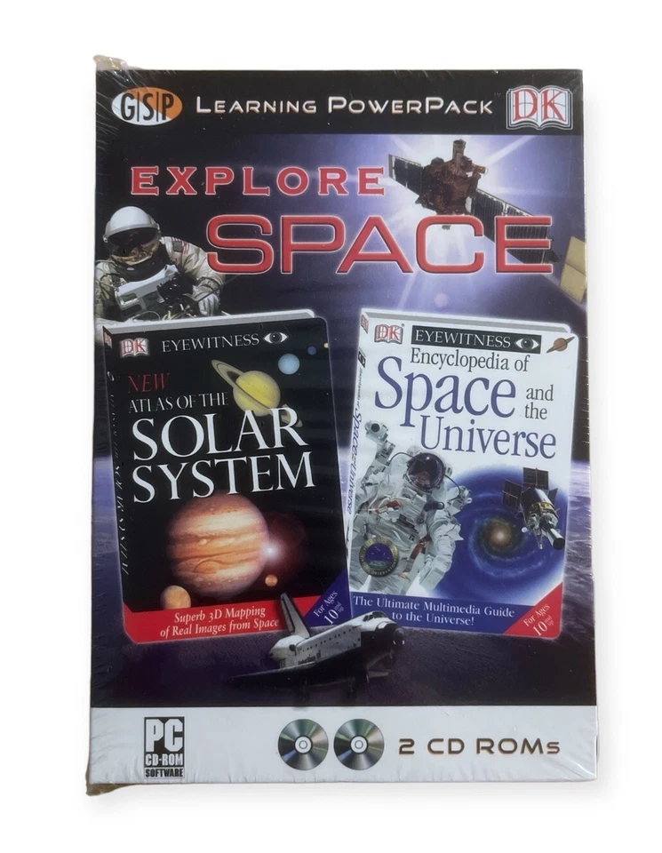 DK Explore Space Learning Powerpack Old Version/ Windows 95/98/2000/ME/XP - Image 1 of 2