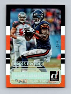 2015 DONRUSS PRESS PROOF SILVER PARALLEL #98 MARTELLUS BENNETT 17/25 - Picture 1 of 1