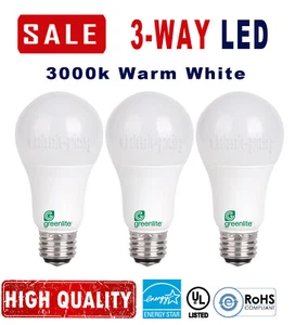 LED 3 Way Bulb 40w 60w 100w Replacement Warm White 3000k E26 US Standard Base - Picture 1 of 3