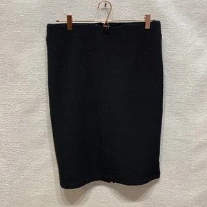 Gonna Filosofia 12 Nera Ponte Matita Full Back Zip Elasticizzata Lavoro Carriera Chic - Foto 1 di 11