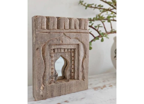 Reclaimed Mirror Old  Bleach Temple Furniture Antique Mirror wall Home Decor Cover