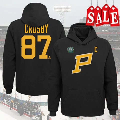 Sidney Crosby Pittsburgh Penguins 2023 NHL Winter Classic Hoodie Hooded Cover