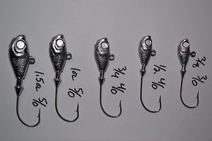 10 ULTRA MINNOW Head Jigheads - SWIM BAITS SEA GUARD SALT WATER STRIPPER - Picture 1 of 1