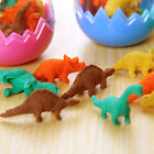 7x Funny Dinosaurs Egg Pencil Rubber Eraser Students Office Stationery Gift T TQ