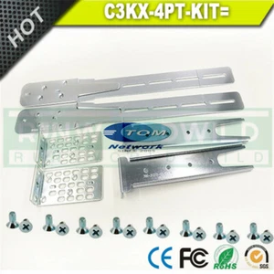 1 pair NEW C3KX-4PT-KIT Rack Mount Bracke For Cisco WS-C3560X-48U-S - Afbeelding 1 van 2