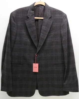 Chaqueta deportiva Thomas rosa muesca piel de tiburón estampado a cuadros - talla 42 - nueva con etiquetas Foto 1 de 4