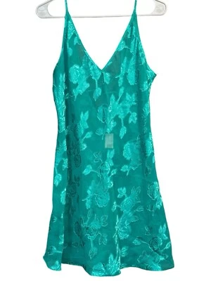 Camisón verde Kelly de encaje dinastía California años 80 90 de colección talla M Hong Kong Foto 1 de 4