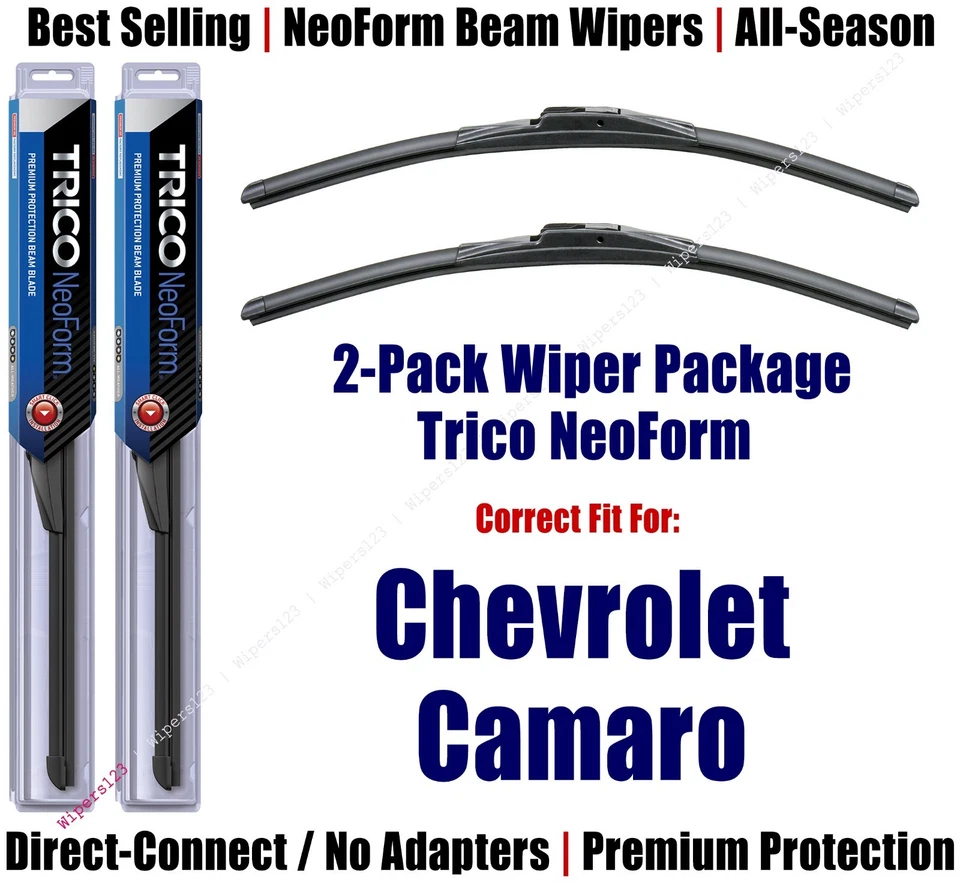 Limpiaparabrisas NeoForm Super Premium 2pk apto para Chevrolet Camaro 1977-1992 - 16180x2 Foto 1 de 1