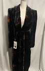 Vintage Emanuel Ungaro Parallele Full Length Silk Velvet Coat, Size 12 - Rare!