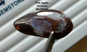 ÁGATA DE FUEGO, MÉXICO, 16,04 quilates, BELLEZA ARREMOLINADA, **NATURAL**, ENVÍO GRATUITO - Imagen 1 de 1