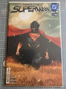 Absolute Superman #1 A Cover casi nuevo Aarron DC Comic 2025 - Imagen 1 de 10