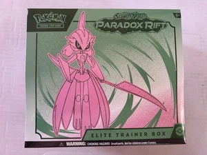 Pokemon Paradox Rift Iron Valiant Elite Trainer Box ETB New Sealed English 4 - Imagen 1 de 5