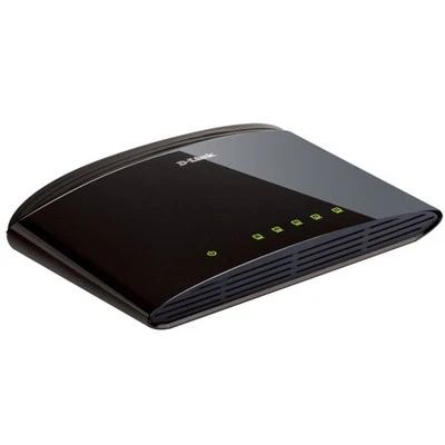D-Link DES-1005D Non gestito Fast Ethernet (10/100) Nero - Immagine 1 di 3