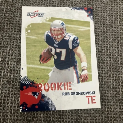 2010 Score Rob Gronkowski #383 (RC) Rookie Card Patriots - Image 1 of 4