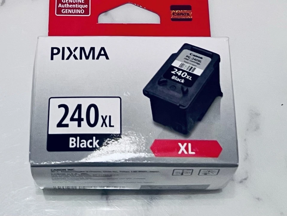Cartucho de tinta negra Canon Pixma-240XL para MG3620 | 3520 | TS5120 | 240 | Original Foto 1 de 1
