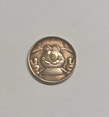 HOBO Níquel Arte Popular Ficha de Amor Profundamente Grabada Garfield Foto 1 de 2