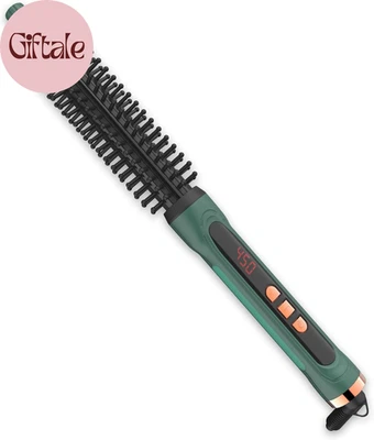 迷你保暖圆形刷子,1/2 英寸枪管体积热造型刷适用于男士和  — 第 1/4 张图片